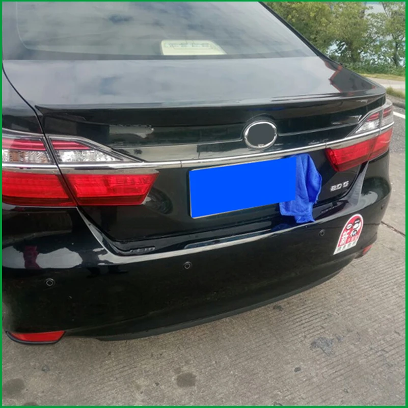Для Toyota Camry V50 V55 2012 2016 задний спойлер высокого качества ABS Материал Черный цвет