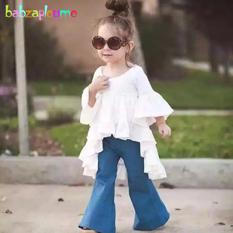 

2 шт., футболка и штаны для девочек, на возраст 1-6 лет