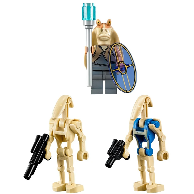 221 шт Бела Diy Star Wars Rogue One ААТ Building Block Набор Jar Бинкс Боевой Дроид совместимый с legoingly