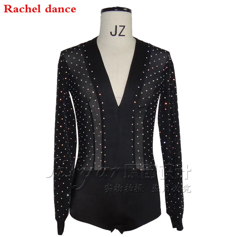 Новинка 2017 мужской костюм для бальных танцев высокого класса платье