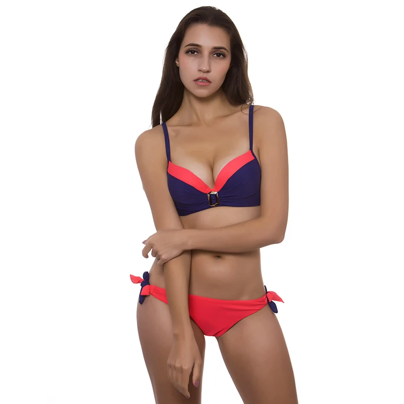 Сексуальный бикини 2019 купальник женский Бразильский набор зеленый принт Холтер