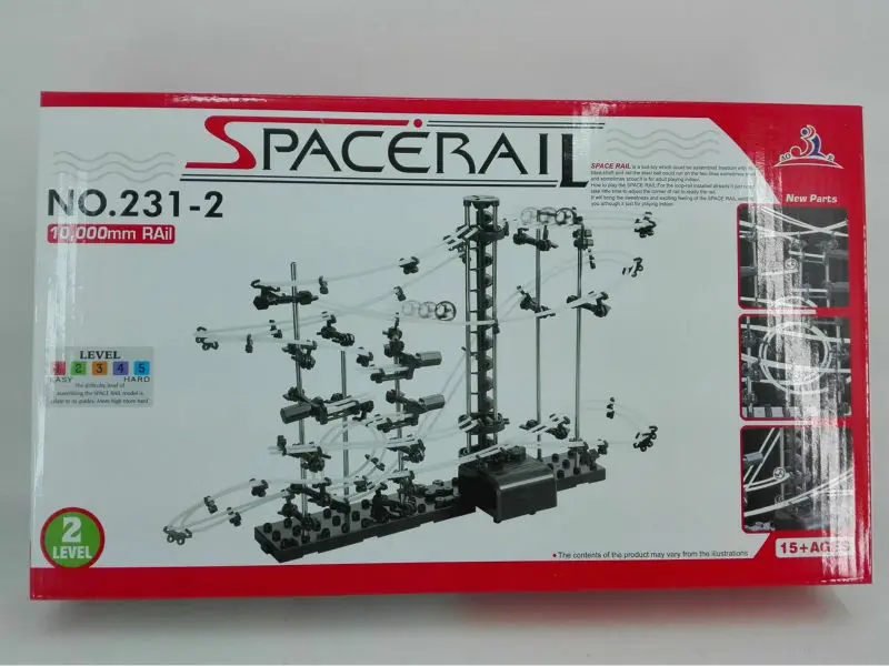KD SpaceRail Уровень 2(#231 2) американские горки удивительные строительные блоки хорошие