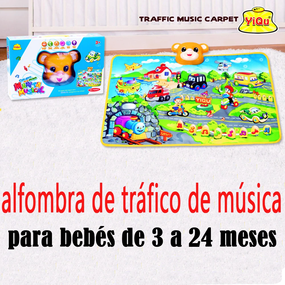Детский спортивный коврик с испанской музыкой на возраст 13 24 месяца|mat for kids|children