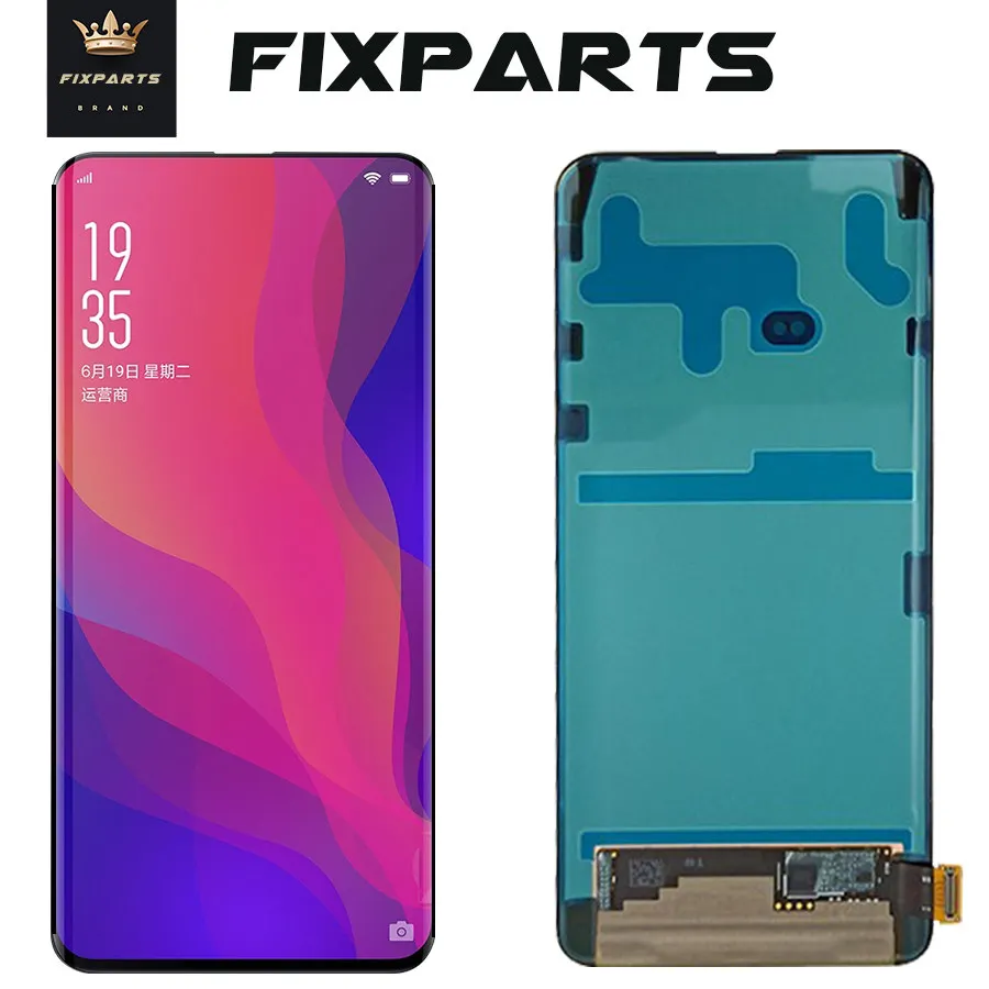 Протестированный рабочий Оригинальный ЖК дисплей OPPO Find X экран с сенсорной
