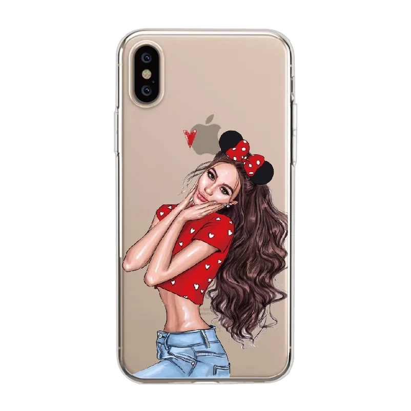 Модный стильный летний пляжный мягкий прозрачный чехол для iPhone 12 Mini 8 7 7Plus 6 6S XS Max XR