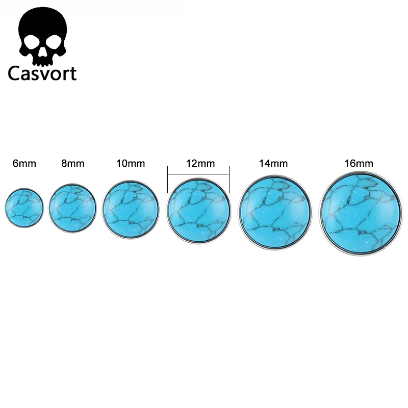 Casvort винтовые диаметры для ушей туннель, плаг, пирсинг кольцо расширитель шпильки носилки разноцветный пирсинг для тела ювелирные изделия серьги подарок