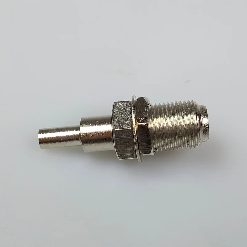 100 шт./лот РФ разъем F Женский Джек Никель покрытием Тип провода Соединительный