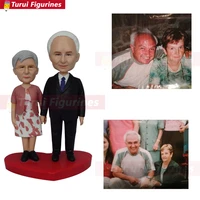 turui figurines custom bobblehead grandparents custom made bobble head china dropshipping polymer clay figurines