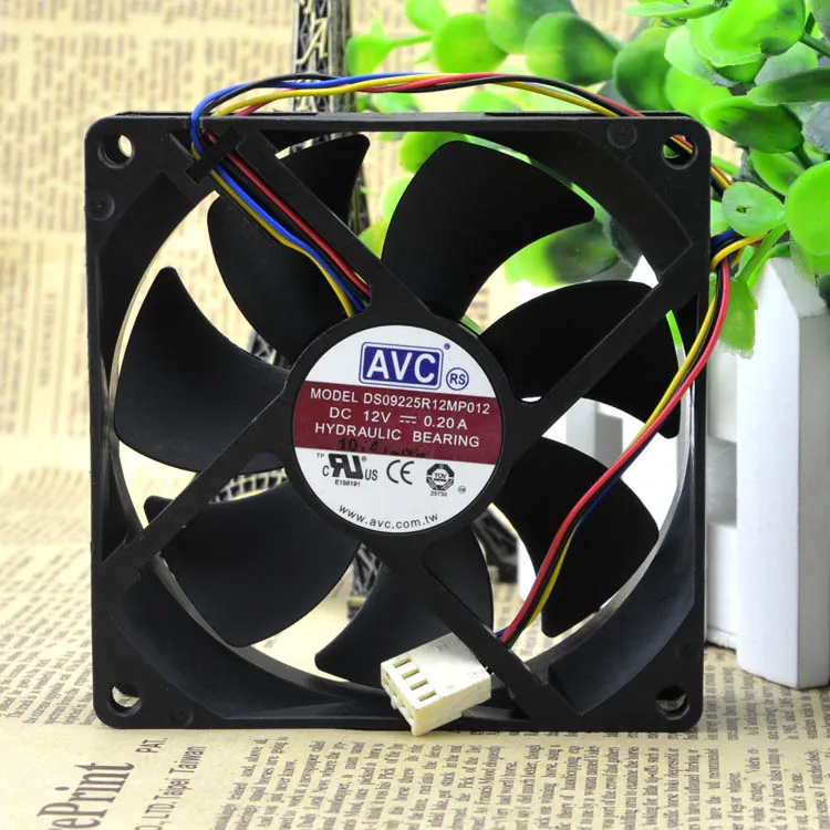 Free Delivery. 9025 9 cm/cm 4 pin/wire PWM control speed regulating hydraulic bearing CPU cooling case fans | Электроника