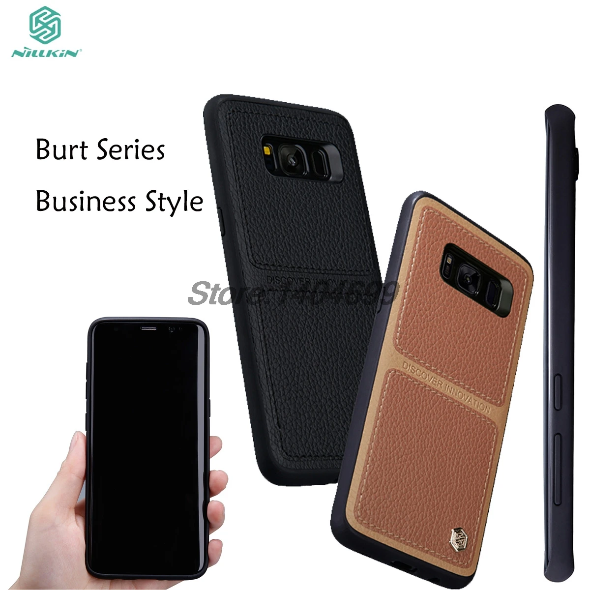 Чехол для samsung Galaxy S8, задняя крышка Nillkin Burt Series, чехол в деловом стиле для samsung Galaxy S8