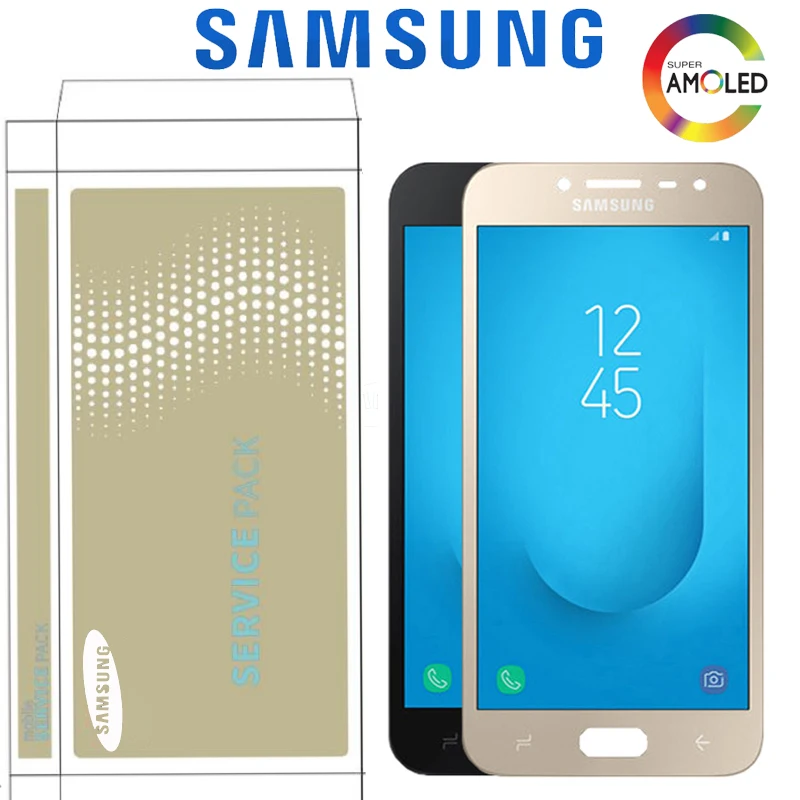 Оригинальный AMOLED дисплей 5 0 дюйма для Samsung Galaxy J2 Pro 2018 J250 ЖК с дигитайзером