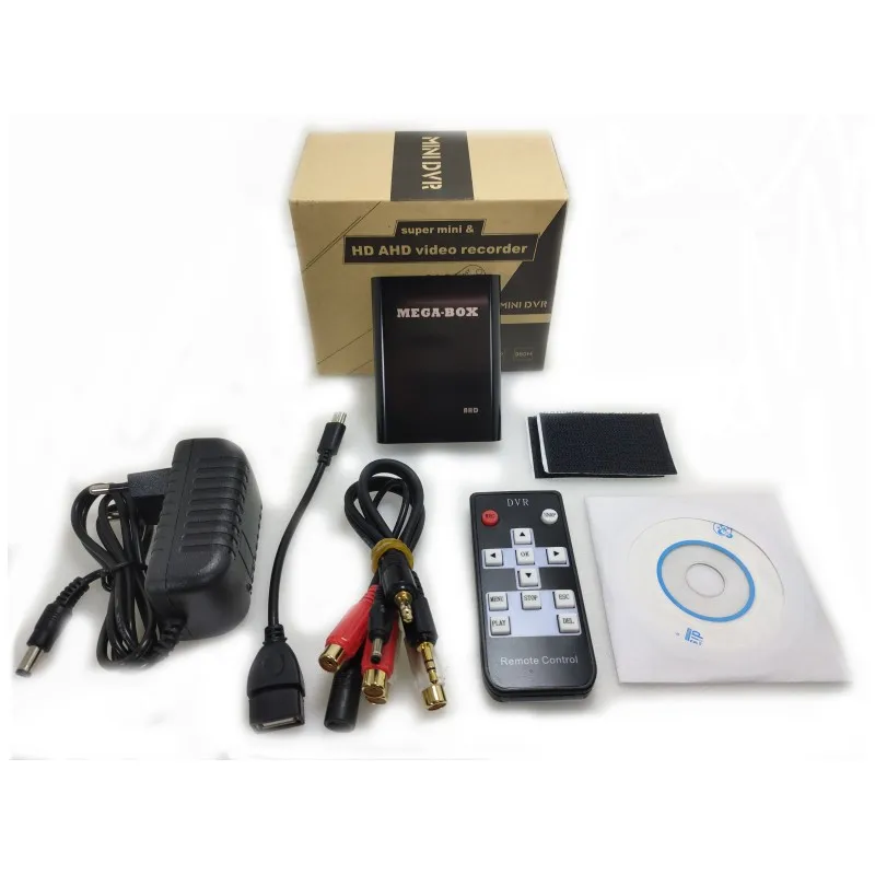 Новый мега бокс 1CH Mini AHD DVR рекордер HD 720P поддержка sd карты 128 ГБ в реальном времени