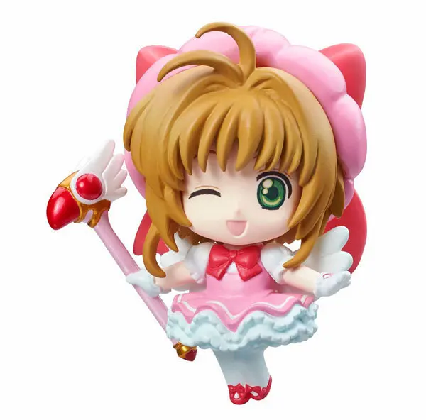 Аниме 5 см 6 шт./компл. Cardcaptor Sakura Мини фигурки Kinomoto Daidouji Tomoyo ПВХ Фигурки игрушки