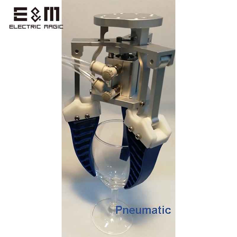 3 claws Pneumatic Роботизированные руки 3 когти Электрический пневматический бионический гибкий адаптивный программное обеспечение манипулятор робот трубка захват плавник луч эффект - Цвет: 3 claws Pneumatic