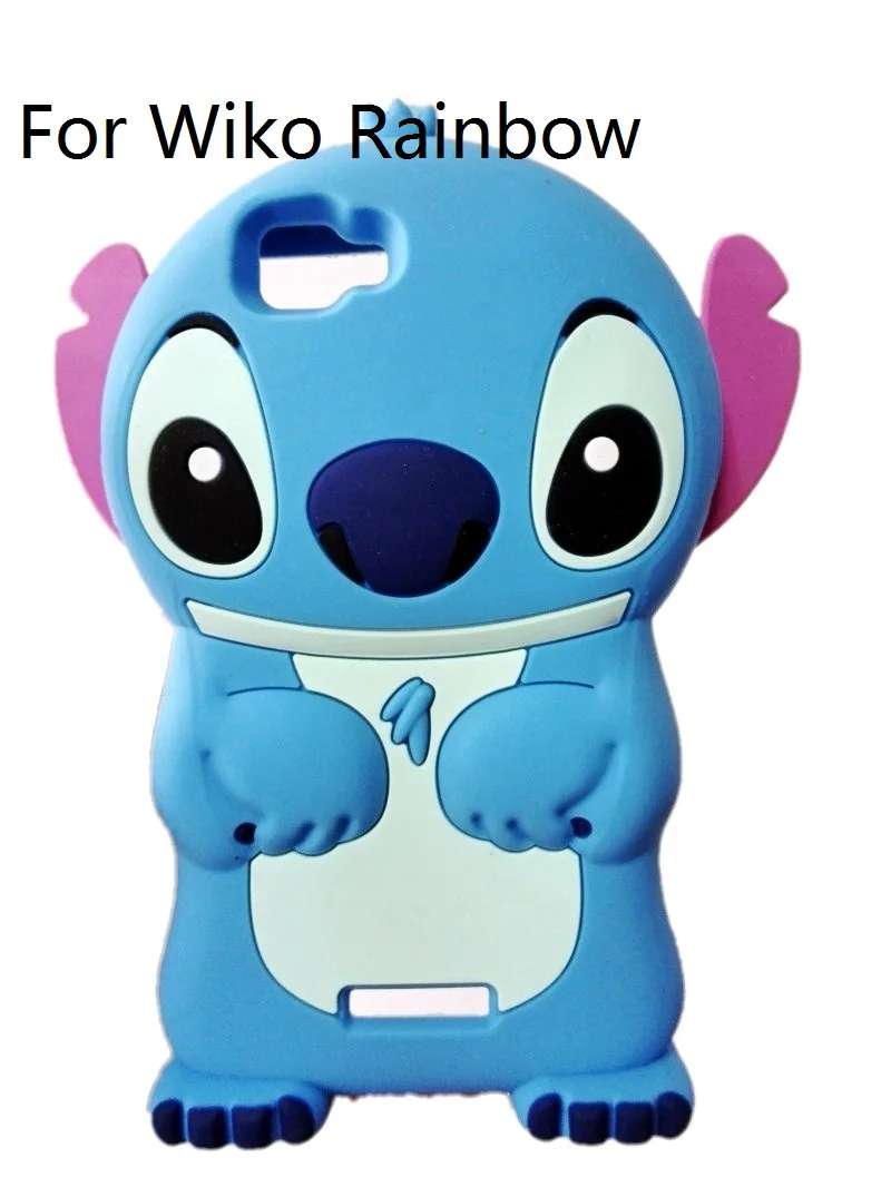 Новое поступление Wiko радуги варенье чехол 3D мультфильм стежка милый дизайн