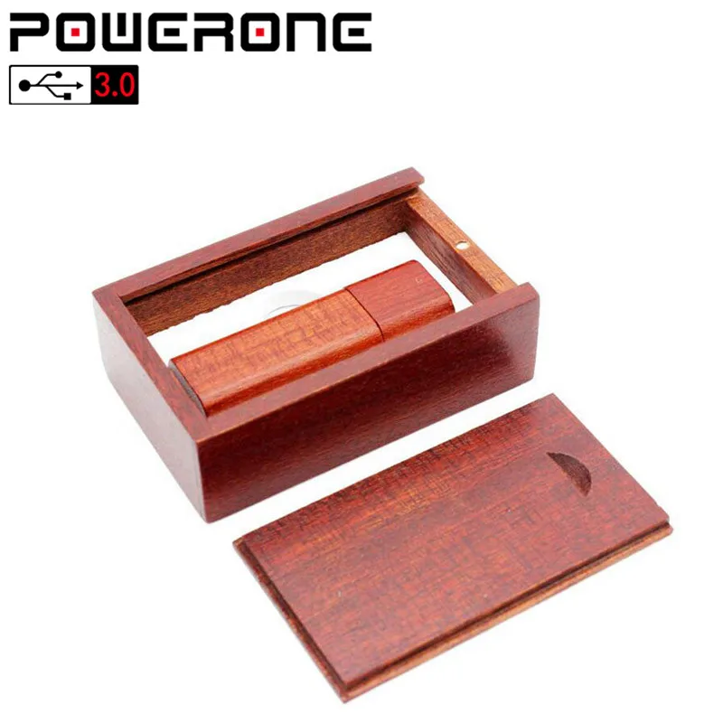 POWERONE USB 3,0 деревянный бамбуковый USB флеш-накопитель ручка драйвер деревянные чипы Флешка 4 ГБ 8 ГБ 16 ГБ 32 ГБ 64 Гб USB креативный персональный логотип