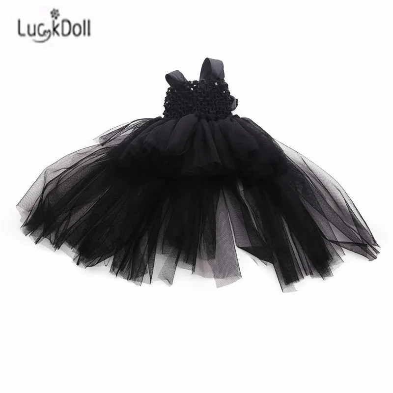 LUCKDOLL ручной работы модные новые летние 8-Цвет газовое платье костюм для детей от 18-дюймовые куклы и 43 см для ухода за ребенком для мам кукла аксессуары для игрушечной куклы