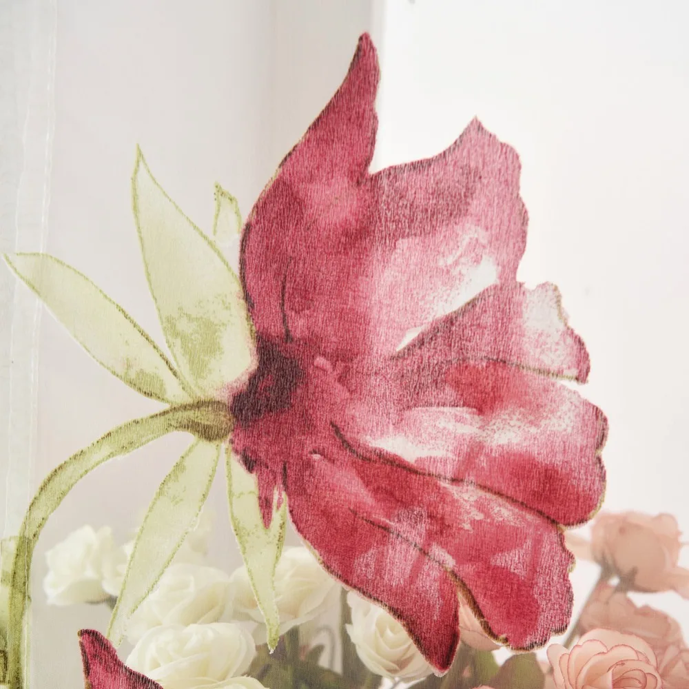 Римская штора NAPEARL короткая Кухонная из органзы стяжка для штор карманная