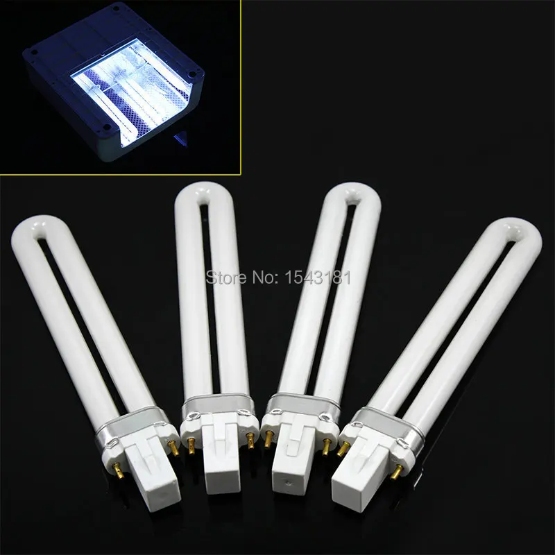 Светодиодсветодиодный УФ-лампа U-образной формы для сушки ногтей сменная лампа