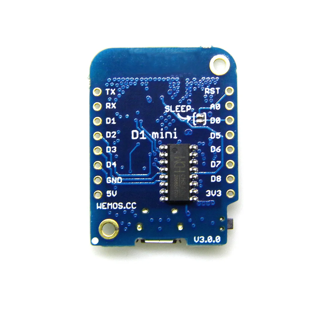 Для Wemos D1 Mini V3.0.0 WIFI Интернет вещей макетная плата на основе ESP8266 CH340 CH340G для Arduino