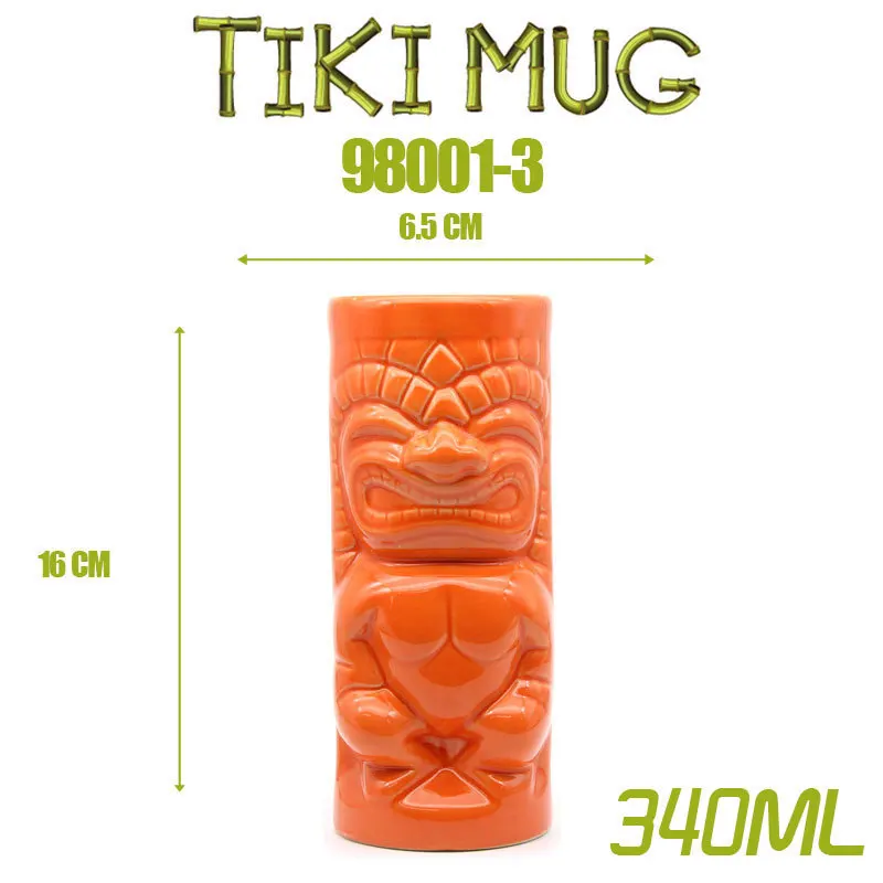 Импортные TikiMug тики Гавайские керамические Коктейльные бокалы для вина оригинальность индивидуальность Mojito Moggi поддержка продукт
