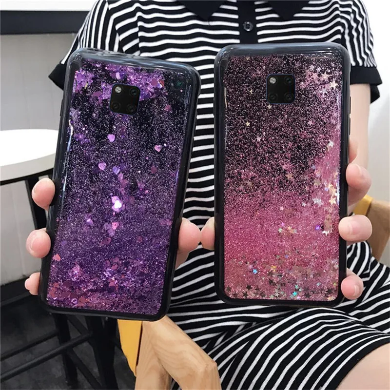 Блестящий чехол для Huawei Mate 20 Lite P30 Pro x Nova 4 2s 2 Plus P20 10 8X 7X 6X Capa |