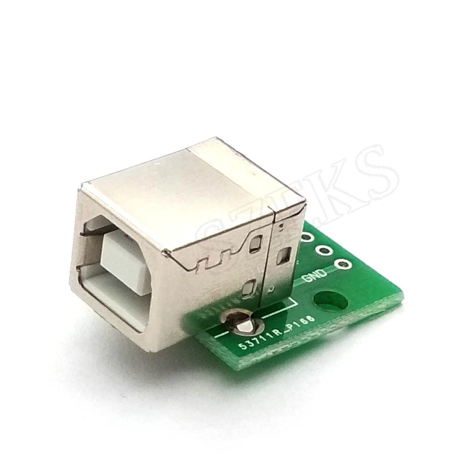 USB адаптер с поворотной пластиной гнездовой разъем DIP Type B кабель для подключения
