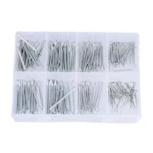Набор фиксирующих шплинтов из оцинкованного сплава, 175 шт.
