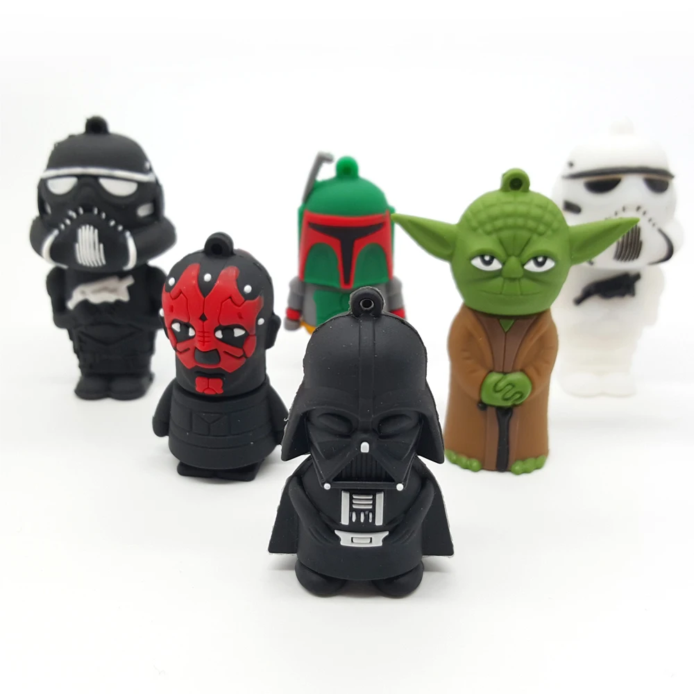 Легкообучающие Мультяшные USB флеш-накопители игрушки звездные войны 32 ГБ 16 8 4 Usb 2 0
