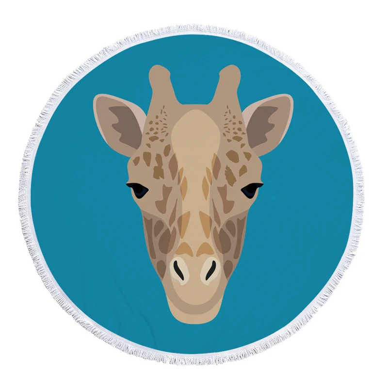 Милый Кот круглое пляжное Полотенца банное полотенце из микрофибры для взрослых