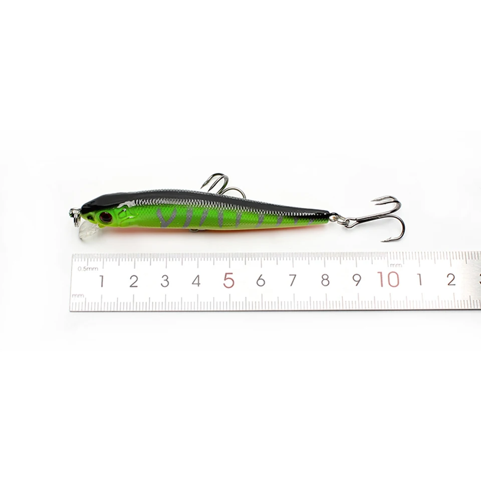 YUEWINS Minnow жесткая приманка для рыбалки isca artificia 3D Eye 8 см 5 9 г воблер Crankbait Bass Trolling
