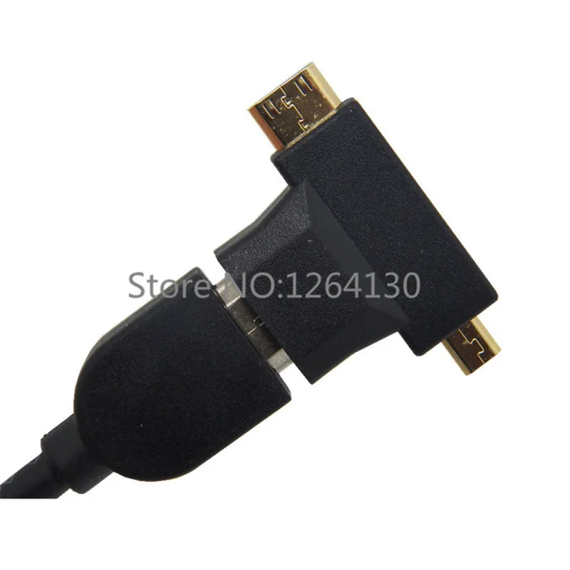 3 в 1 Micro HDMI и Mini штекер на Женский телефон для Android/планшета/планшетов 1080P HDTV