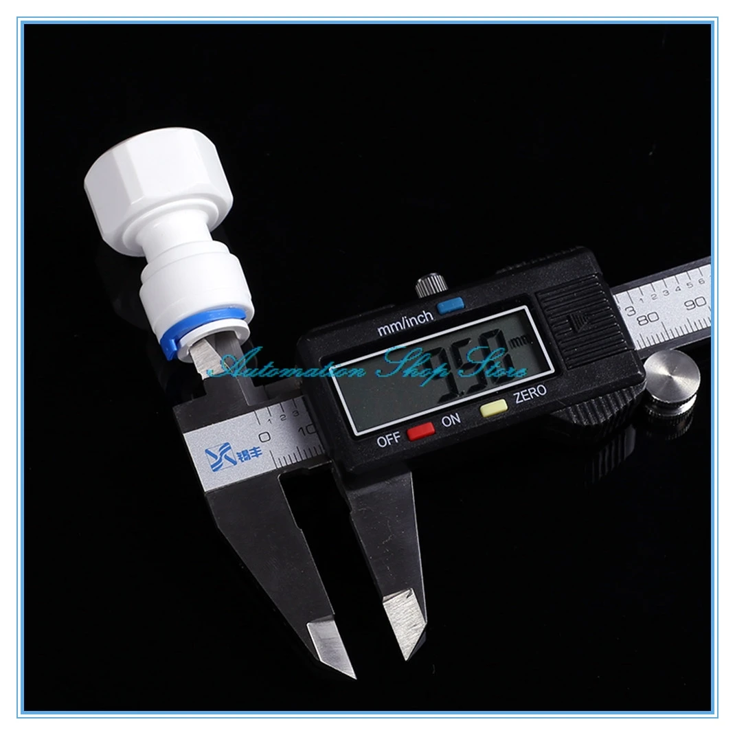 

5Pcs 3/8" OD Tube 1/2" BSP female Quick Connector RO Water Purifier Reverse Osmosis Aquarium System Connector Fitting