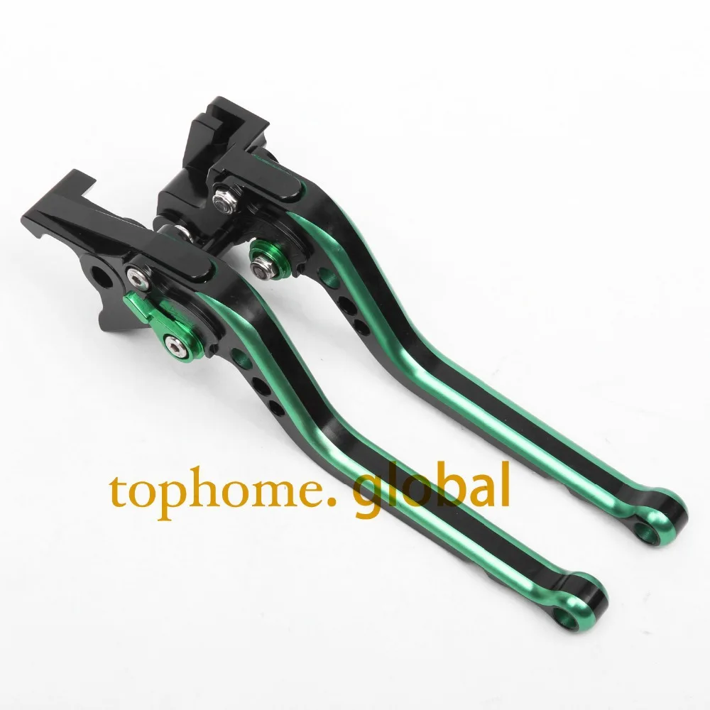 

CNC Motorcycles Brake Clutch Levers Regular size Mixed Black&Green Color For Kawasaki ZX6R/ZX636R/ZX6RR 2000-2001 2002-2003 2004
