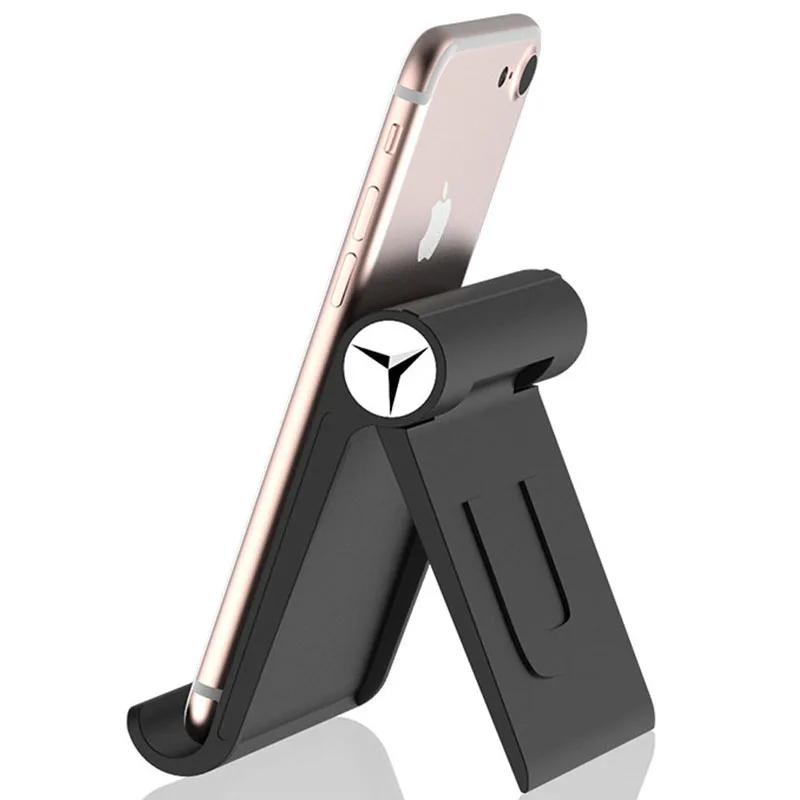 Универсальный пластиковый держатель для телефона подставка база для iPhone 7 8 XS XR для samsung для Xiaomi смартфон карамельный цвет мобильный телефон Bracke - Цвет: black