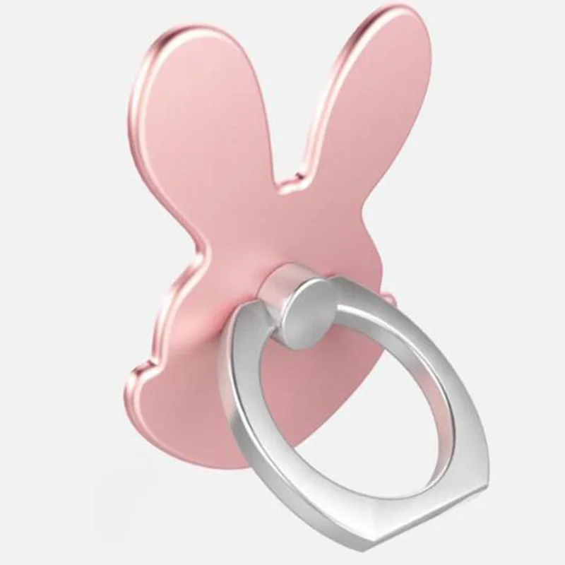 Pink4 360 градусов палец кольцо Мобильный телефон Смартфон Стенд держатель для IPhone IPad Xiaomi все смартфон - Цвет: Pink4