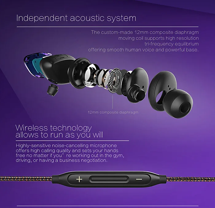 Macaw T800 Bluetooth v4.1 CSR наушники-вкладыши спортивные наушники Auriculares беспроводные стерео наушники для бега с микрофоном IPX5 водонепроницаемые