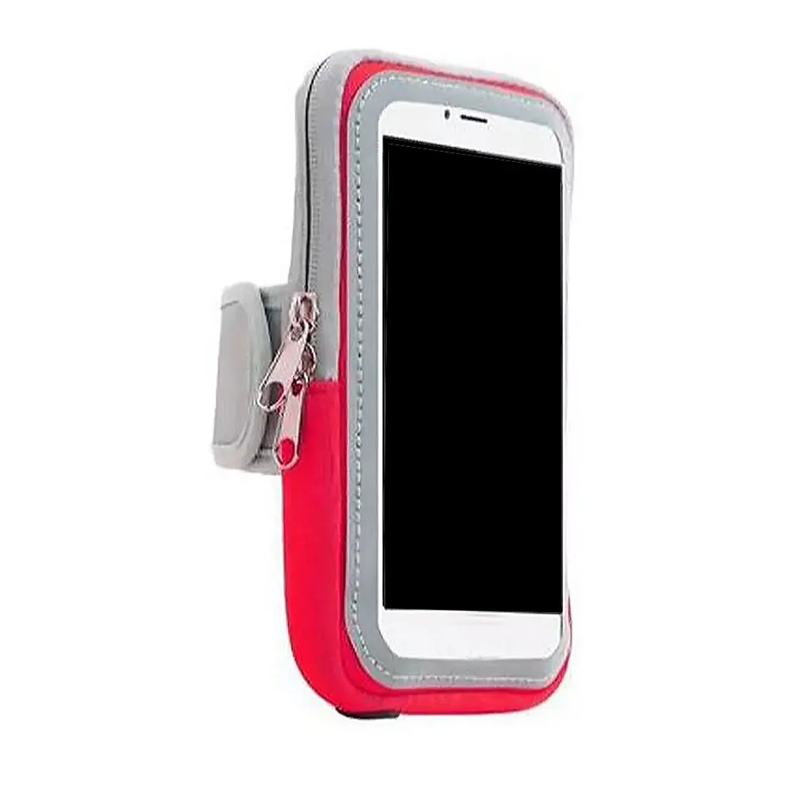 Universal Mobile Phone Bags Holder Outdoor Sport Arm Pouch Bag For Phone On Hand Sports Running Armband Bag Case - Цвет: rose red