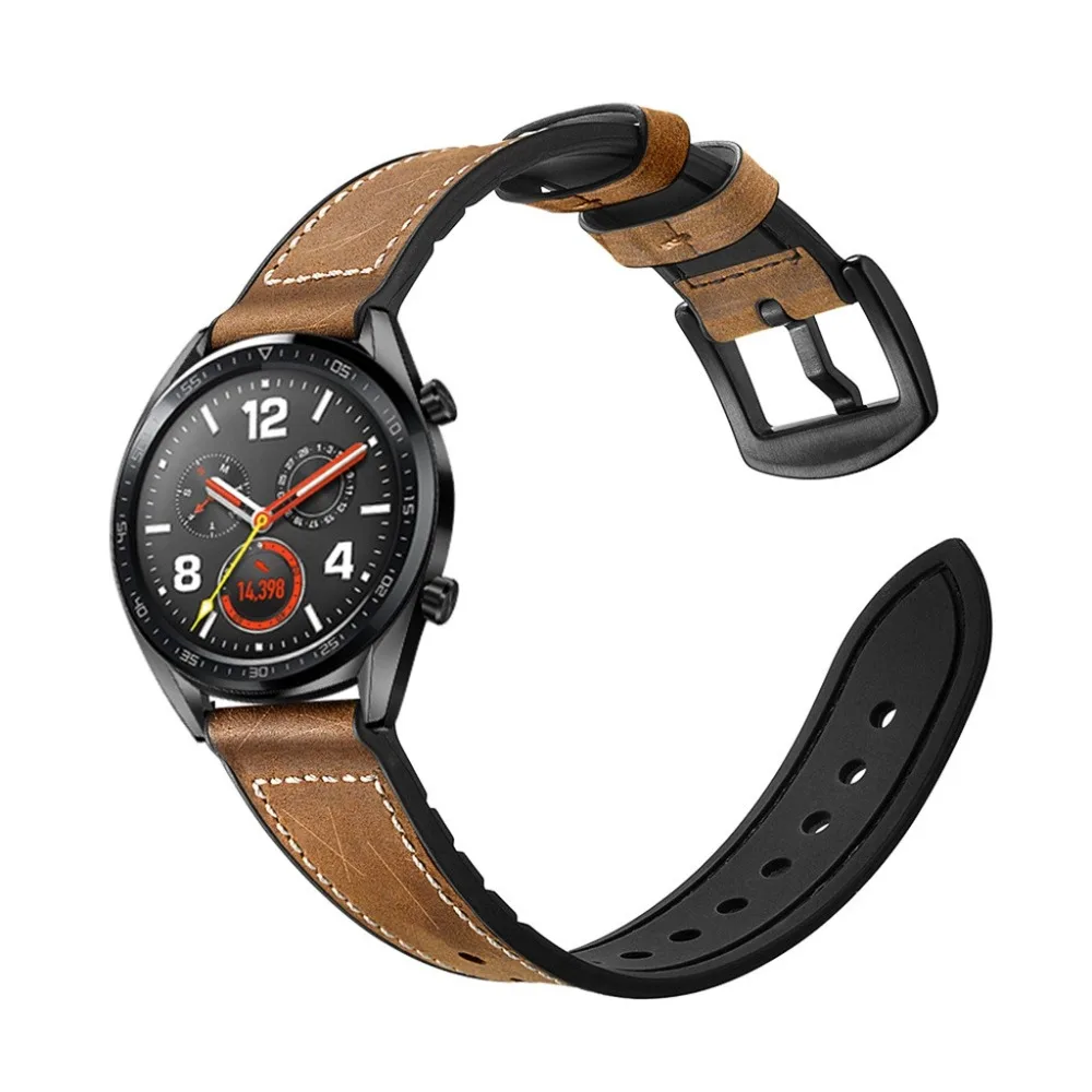 Сменный ремешок-браслет из натуральной кожи для huawei Watch GT Honor Magic, регулируемый размер, легко крепится