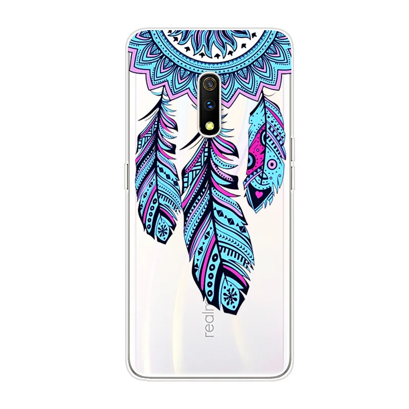 OPPO Realme X Case Soft Silicone Cartoon TPU Back Cover Phone RMX1901 Real me RealmeX Global | Мобильные телефоны и