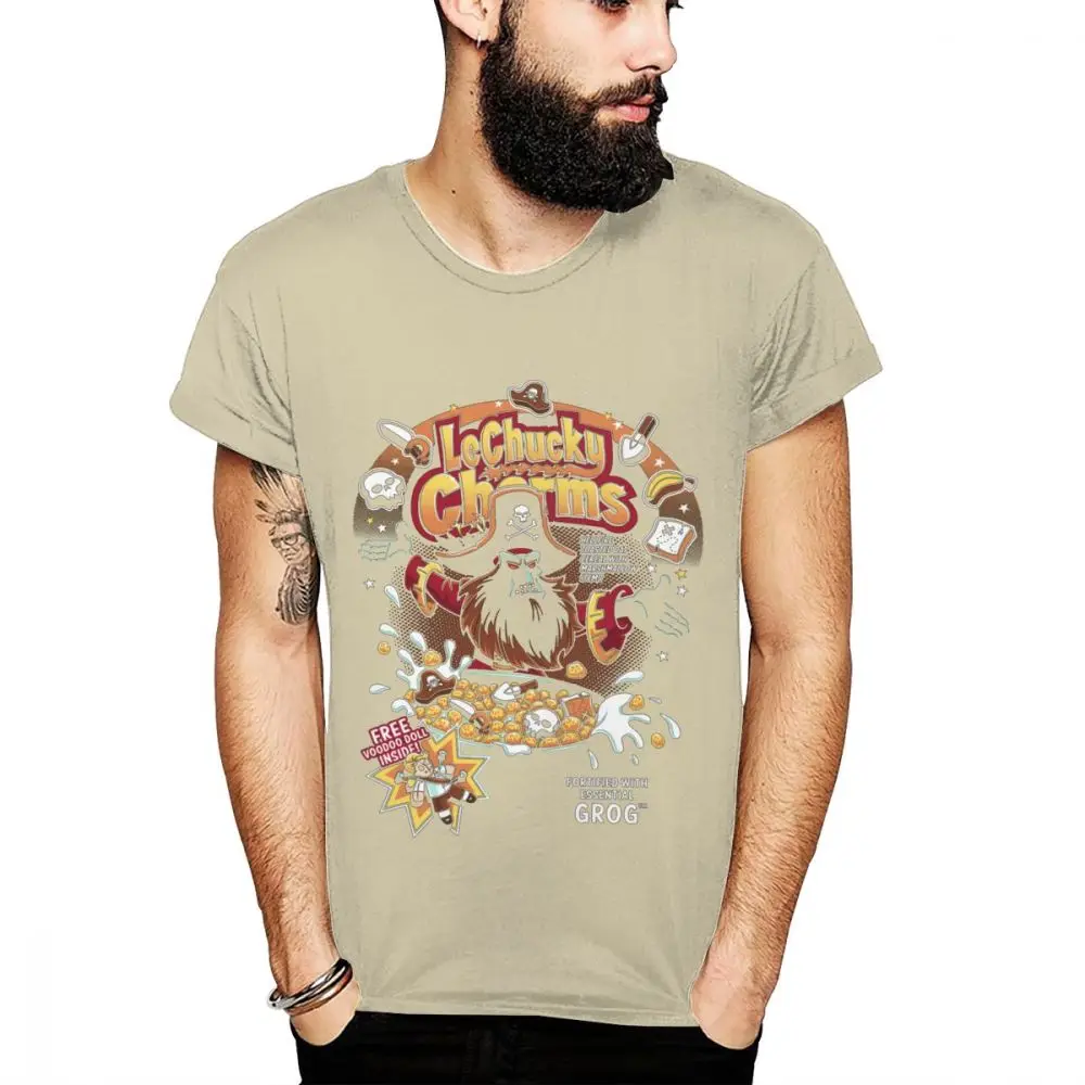 Khaki Игра «Остров обезьян» guybritch Threepwood Футболка модная футболка с круглым вырезом Мужская винтажная Классическая S-6XL из хлопка - Color: Khaki