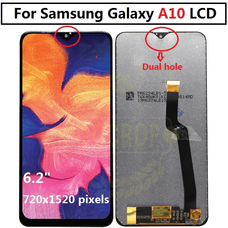 Для samsung galaxy A10 lcd дигитайзер A105/DS A105F A105FD A105M дисплей сенсорный экран с рамкой дигитайзер для samsung A10 lcd