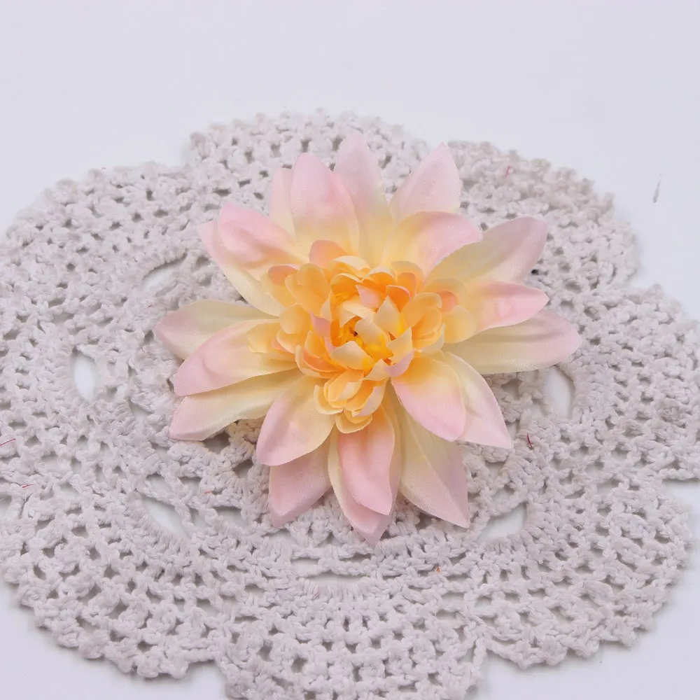 Wholesale 50pcs 10cm Silk Peony Handmade Artificial Flowers For Wedding Decoration DIY Floral Craft Scrapbooking Dahlia | Дом и сад