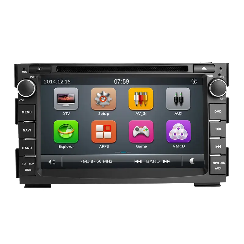 Автомагнитола 2 din автомобильный DVD плеер мультимедийный для Kia Ceed 2010 2011 2012 Venga GPS