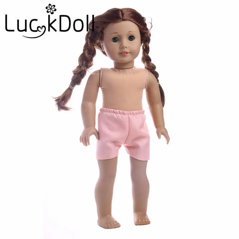 LUCKDOLL Модная Кукла шорты подходит 18 дюймов Американский 43 см детская кукла одежда аксессуары, игрушки для девочек, поколение, подарок на день рождения