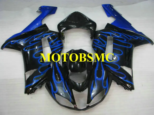 Комплект обтекателей для мотоцикла на заказ KAWASAKI Ninja ZX6R 636 07 08 ZX 6R 2007 2008 ABS Синий