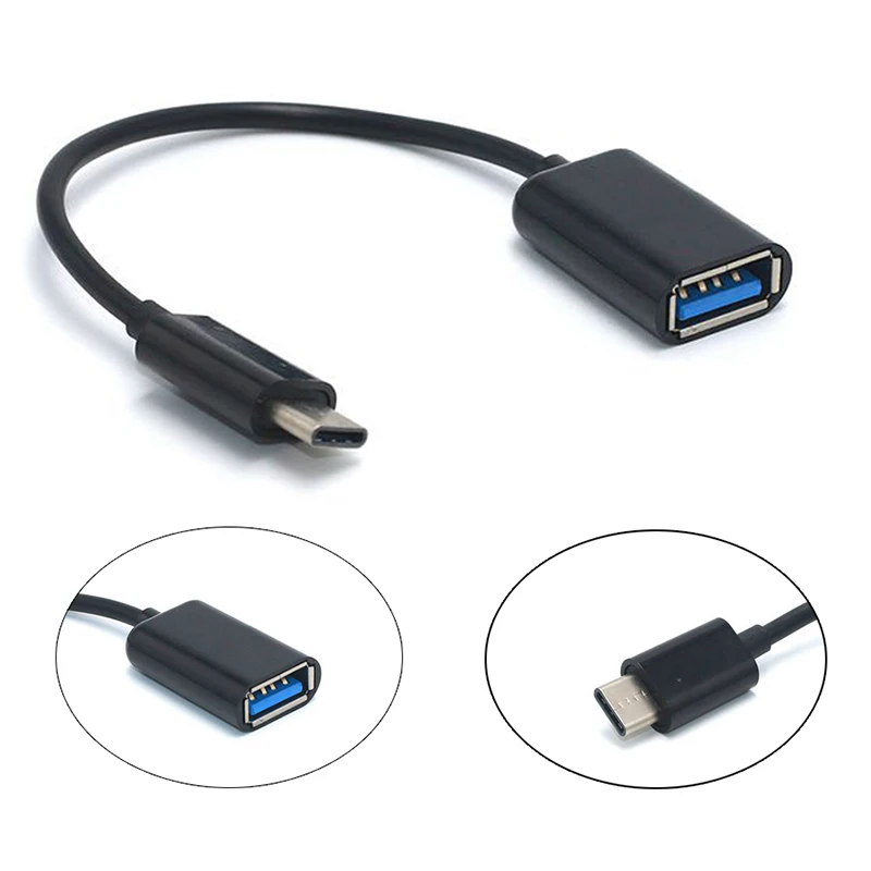 Кабель адаптер Type C OTG USB 3 1 папа к 0 A мама для передачи данных macbook Huawei p30