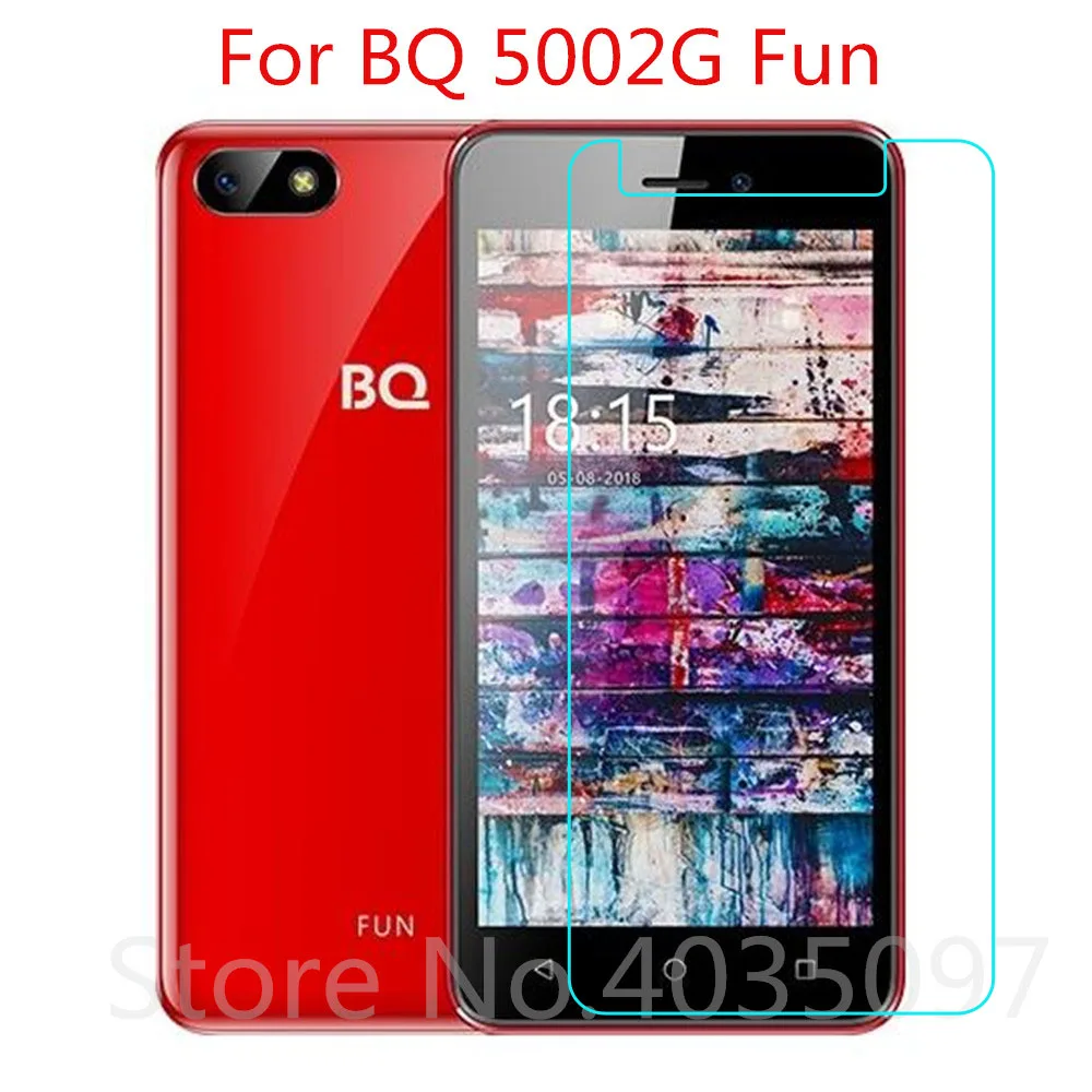 Закаленное стекло для BQ 5002G Fun на телефон защитная пленка Glass|Защитные стёкла и