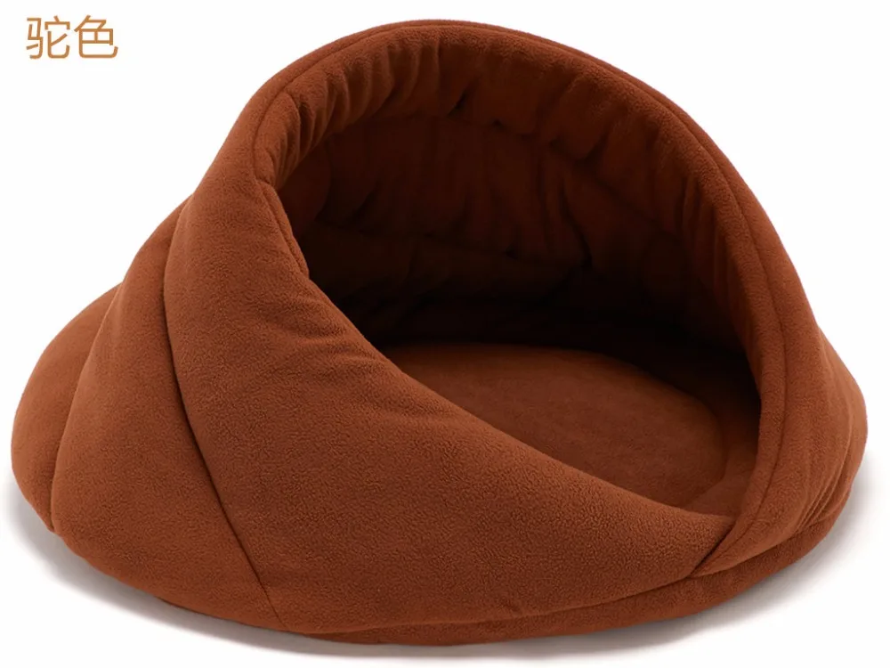Зимняя теплая кровать для собаки домик мягкий подходящий флисовый подушка кошки