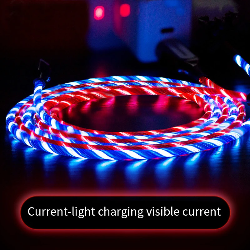 3A светодиодный светильник usb type C usb-c кабель передачи данных для быстрой зарядки